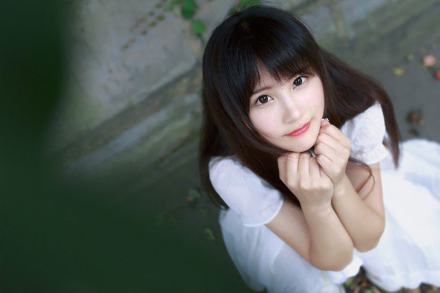 清纯靓丽美女小清新户外写真