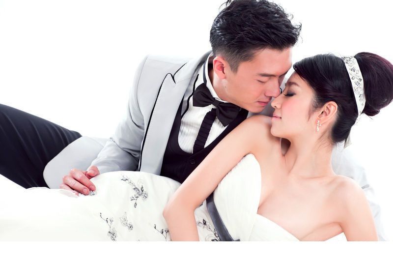 香港美女陈自瑶幸福婚纱照