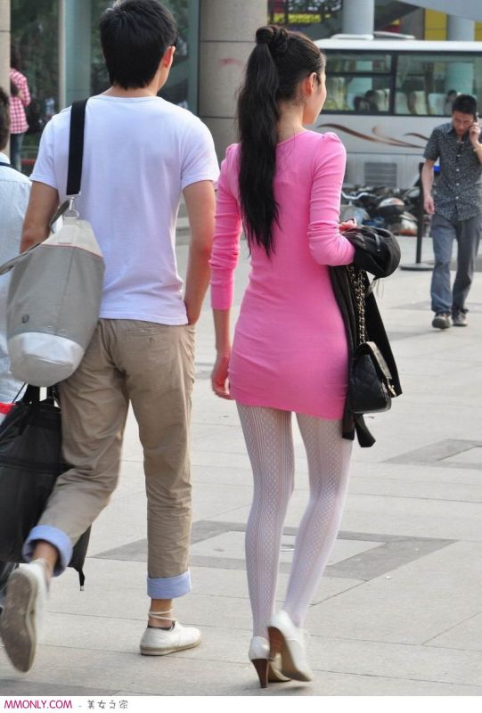 街拍上海美女高清写真