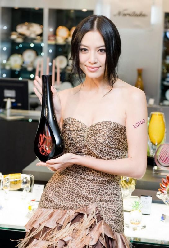 白歆惠性感豹纹裹胸裙高清写真