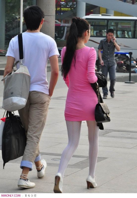街拍上海美女高清写真