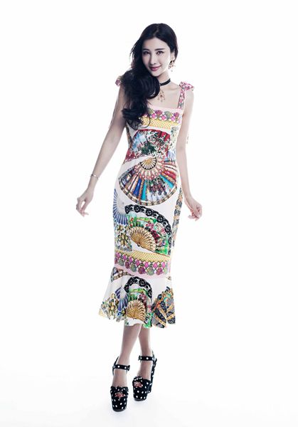 张虹一春日甜美时尚高清写真