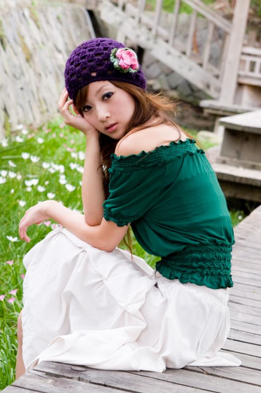 清纯可爱女生果子唯美外拍照