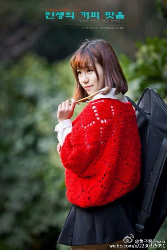 90后萌系美女鱼子酱宝saki微博清纯写真