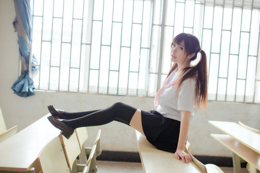 清纯校园美女室内丝袜制服写真合集
