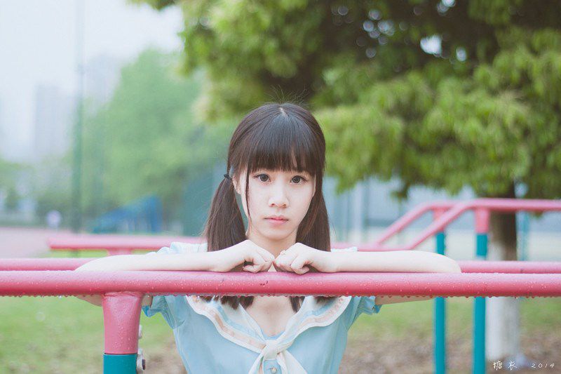 可爱小萝莉清新校园风唯美写真合集