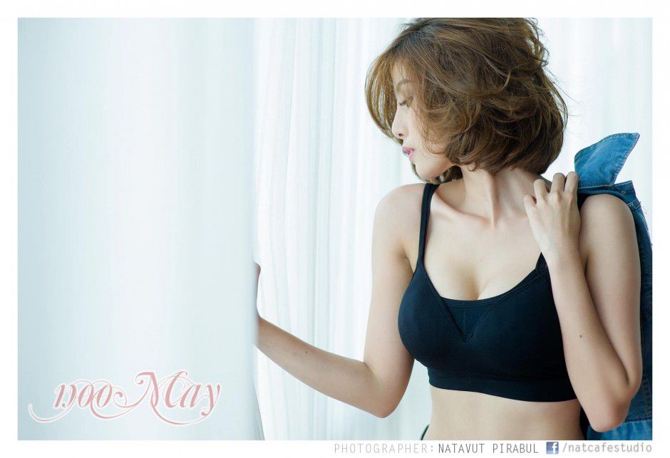 帅气短发美女Sathankorn Noomay私拍写真图片