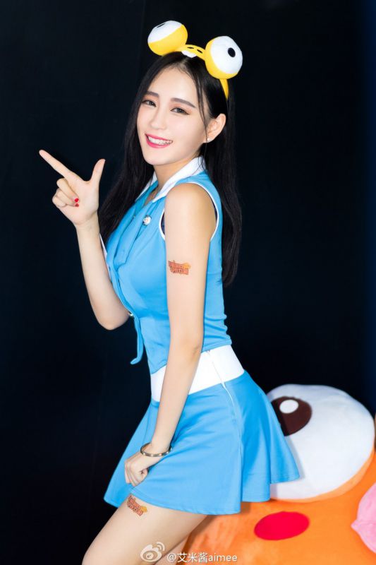 游戏美女主播艾米酱aimee自拍高清合集