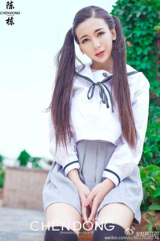 90后美女模特赵颖小清新写真图片