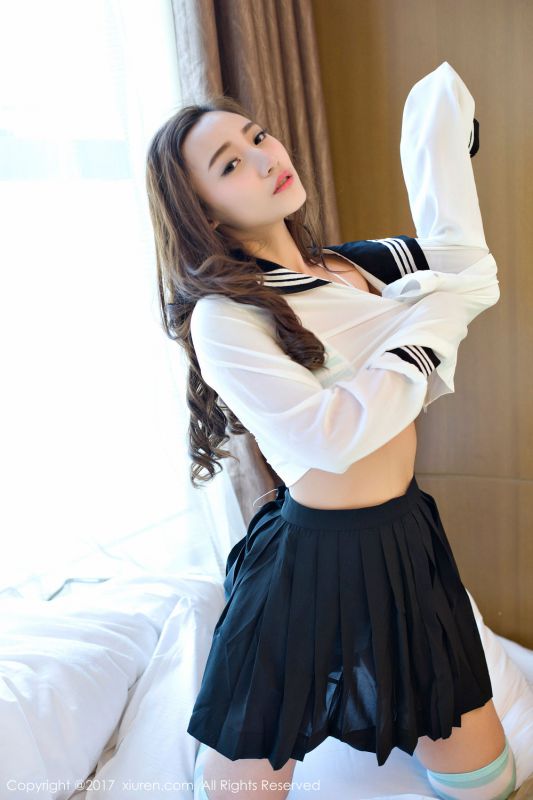 90后美女模特翟奥奥性感私房照图片