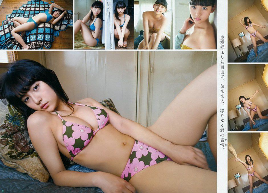 日本童颜巨乳美女浅川梨奈性感比基尼写真