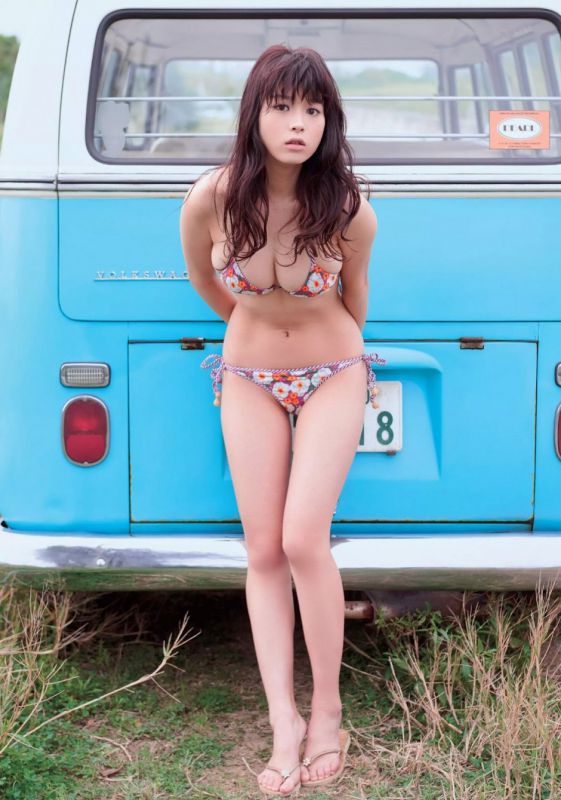日本模特儿马场富美加性感比基尼写真