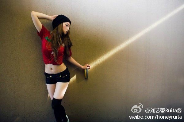 平面模特儿刘艺蕾Ruita微博私房美照