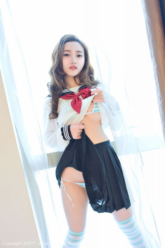 90后美女模特翟奥奥性感私房照图片