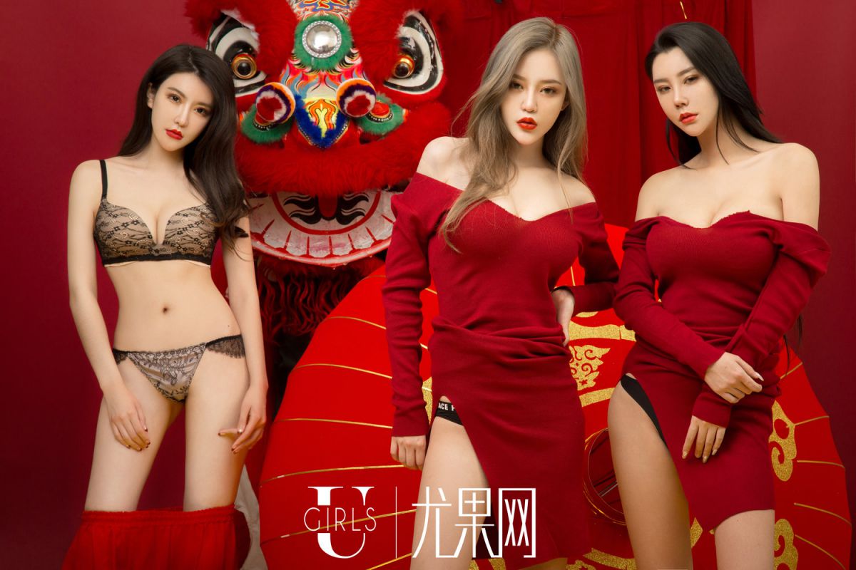 90后模特宁然&Mikka&施诗新年性感特辑