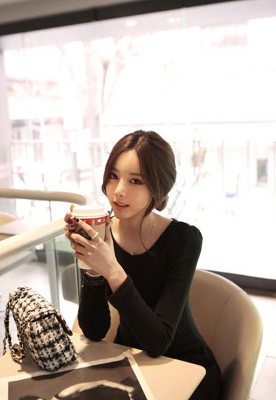 气质韩范街拍美女图片大全