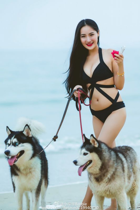 比基尼美女小毕毕Barbie外拍摄影图片