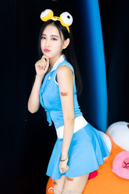 游戏美女主播艾米酱aimee自拍高清合集