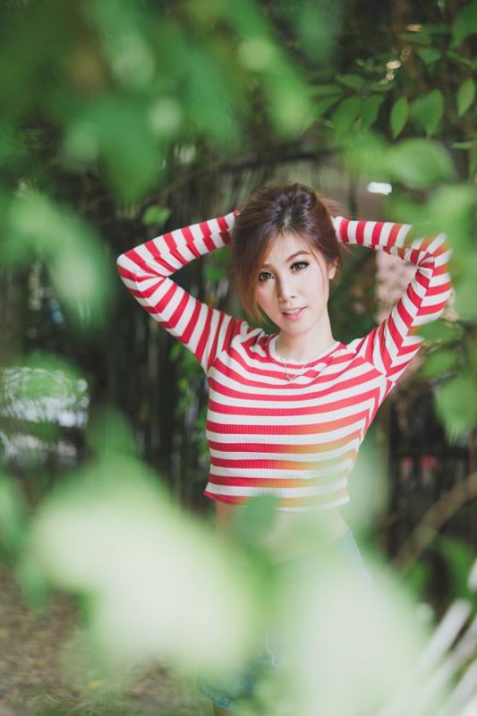 帅气短发美女Sathankorn Noomay私拍写真图片