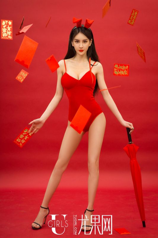 红色内衣美女Cheryl青树性感私拍美照