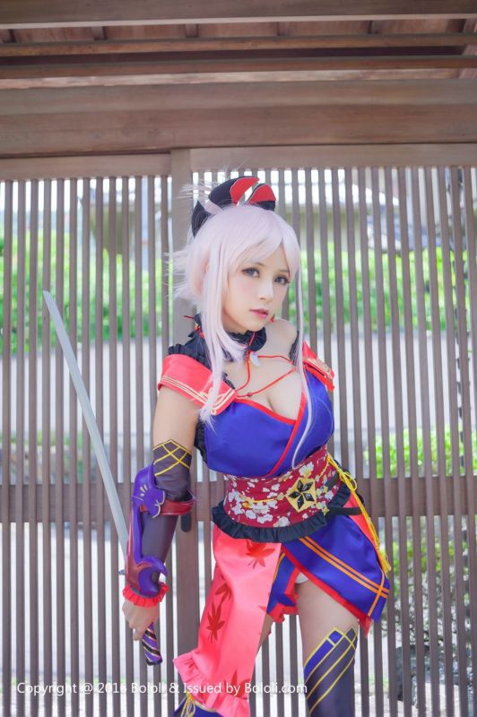 夏美酱图片BoLoli波萝社新刊宫本武藏一破cos写真套图