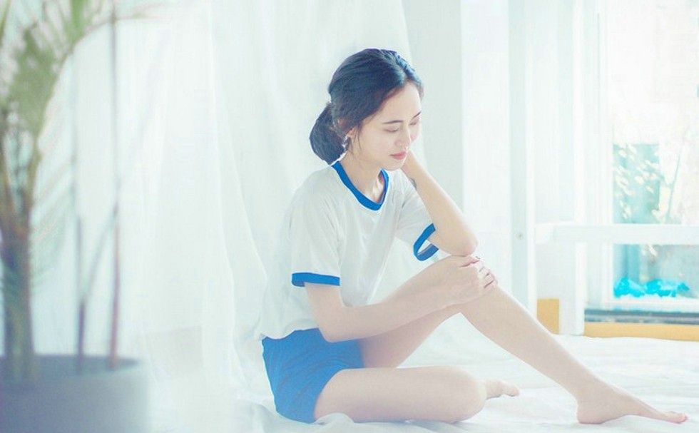 吃西瓜的俏皮可爱美少女唯美清甜夏日性感诱人私房照