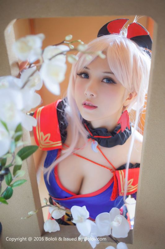 夏美酱图片BoLoli波萝社新刊宫本武藏一破cos写真套图