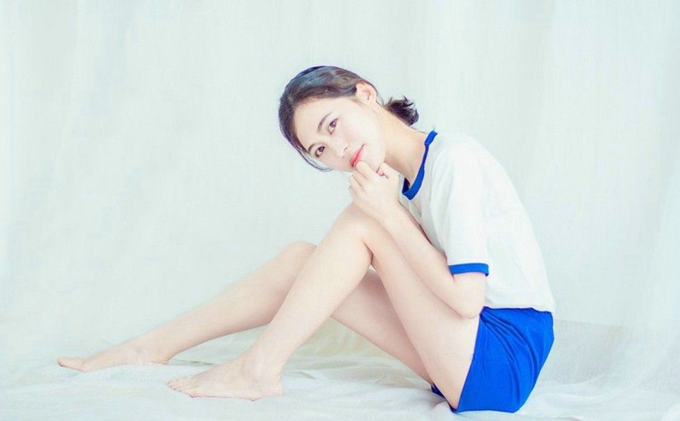吃西瓜的俏皮可爱美少女唯美清甜夏日性感诱人私房照