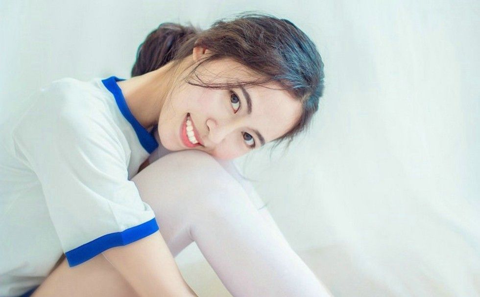 吃西瓜的俏皮可爱美少女唯美清甜夏日性感诱人私房照