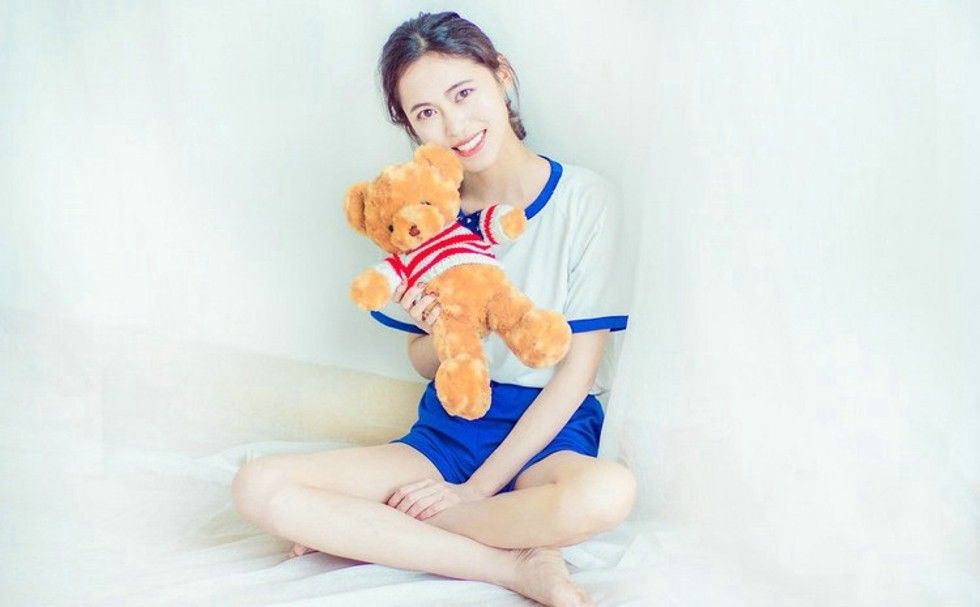吃西瓜的俏皮可爱美少女唯美清甜夏日性感诱人私房照