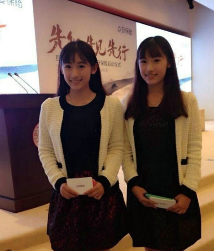 复旦双胞胎清纯校花萌翻众人美女图片
