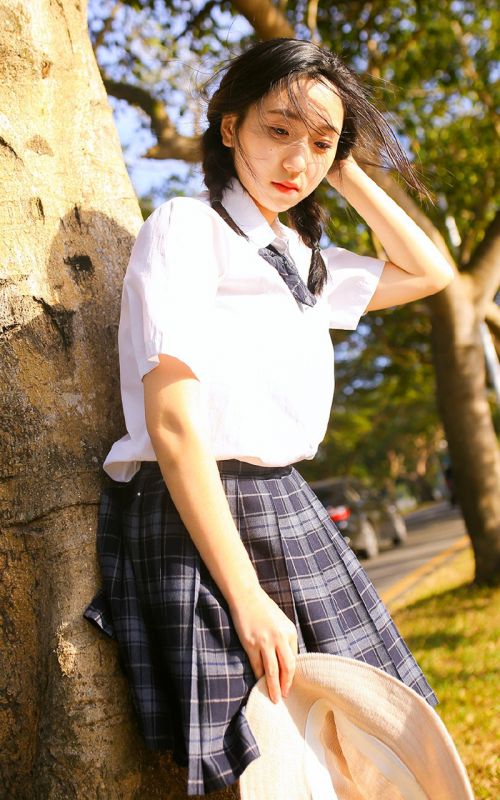 文艺校园班花学生妹野外制服诱惑清纯唯美写真