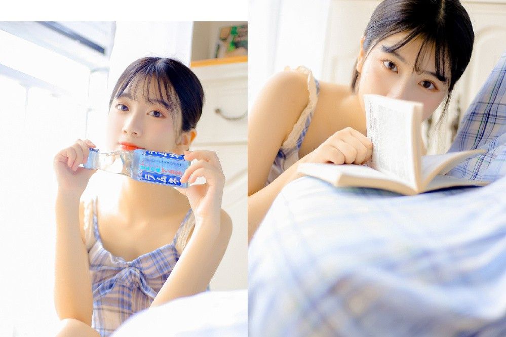 氧气少女丝袜美腿白嫩吊带爆乳性感体操服写真