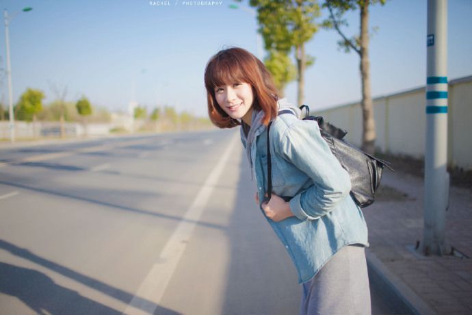 自然美女户外个人写真照