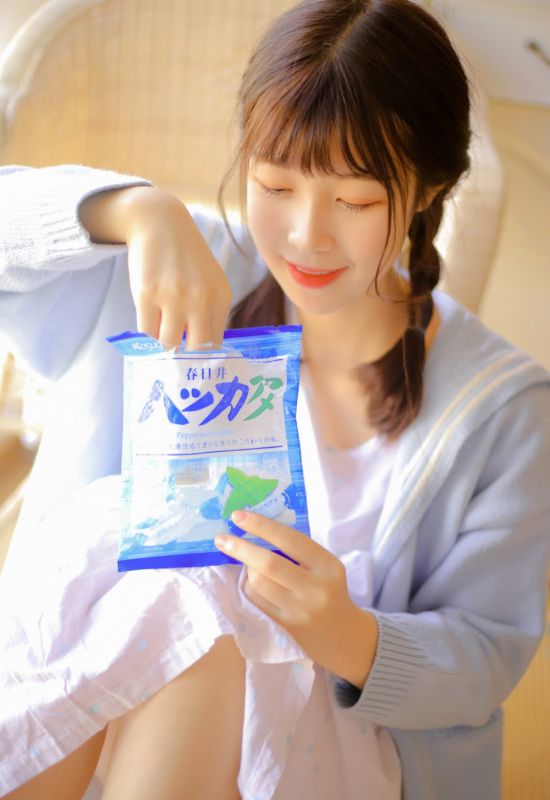 校园天然纯真麻花辫少女氧气邻家气质写真
