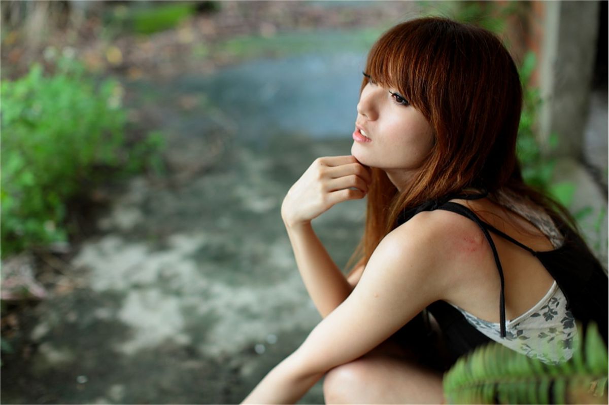 台湾清纯美女小静夏日唯美写真照