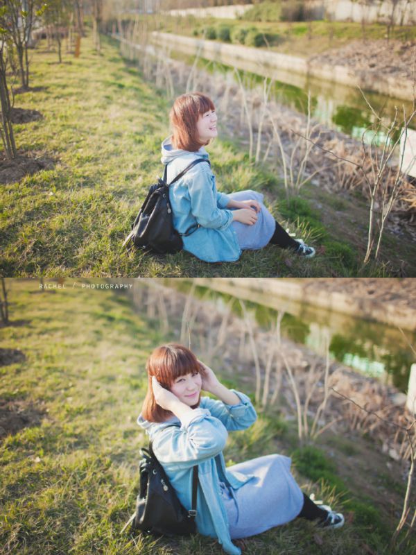 自然美女户外个人写真照