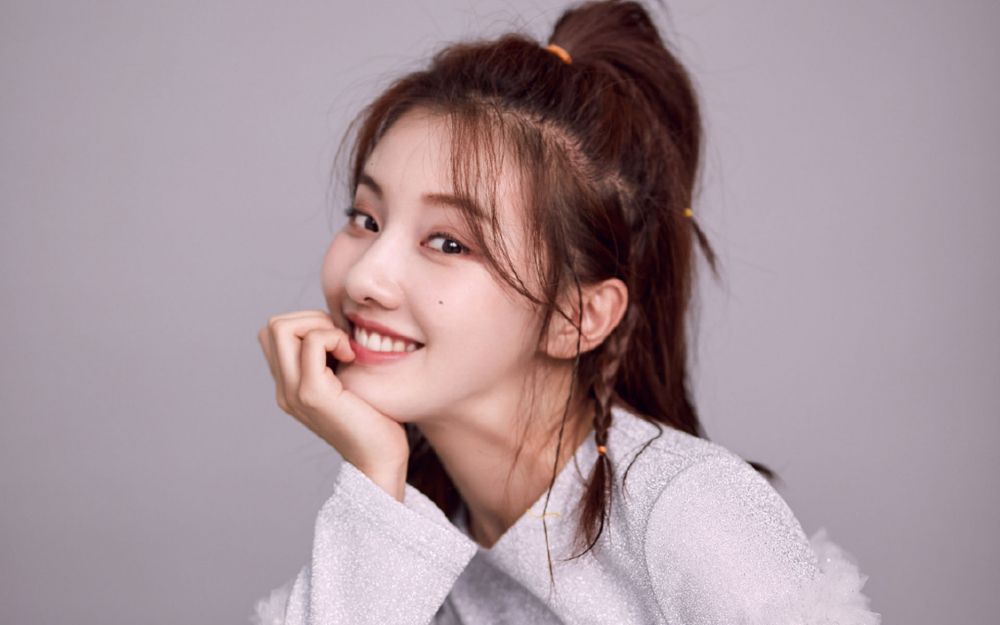 俏皮美女王鹤润小清新清纯萌妹子明星图片