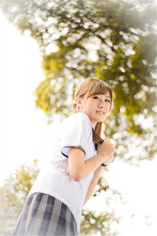 台湾学生妹思娴清纯唯美外拍