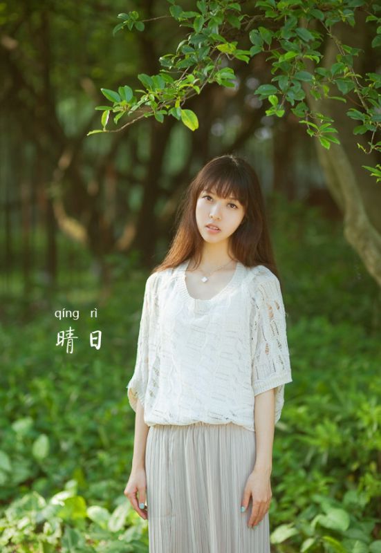 素颜女神王丽坤夏日迷人写真