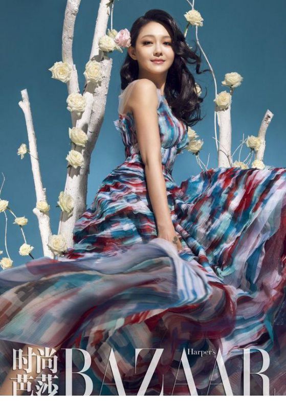 大S登芭莎杂志美艳十足