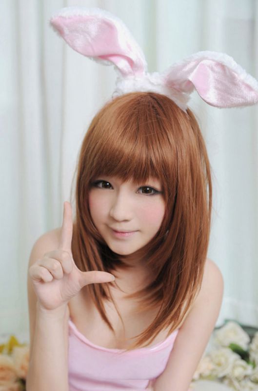 兔女郎性感酥胸诱人写照