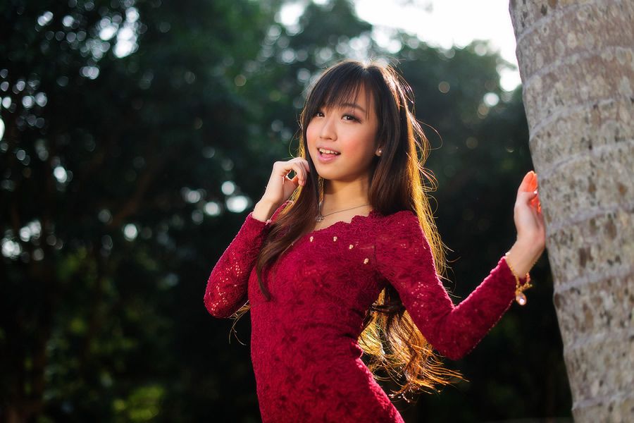 邻家女孩李倩熙户外清纯唯美写照