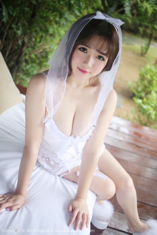 美媛馆徐cake透明白纱泳池写真