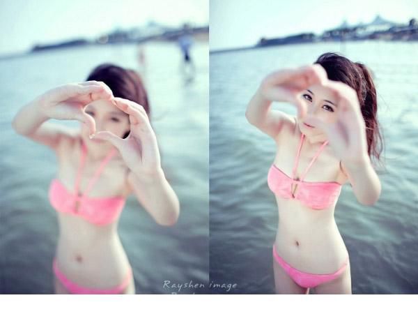 海边比基尼美女性感写真