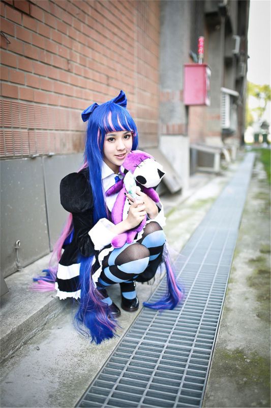 cosplay美女妮妮户外高清写真照