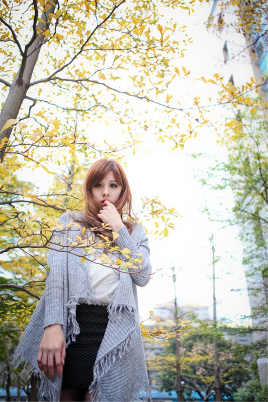 清纯少女Kate Su时尚街拍大片