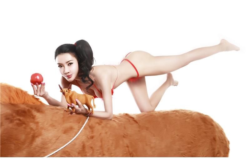 美女明星龚h菲性感演绎人体艺术