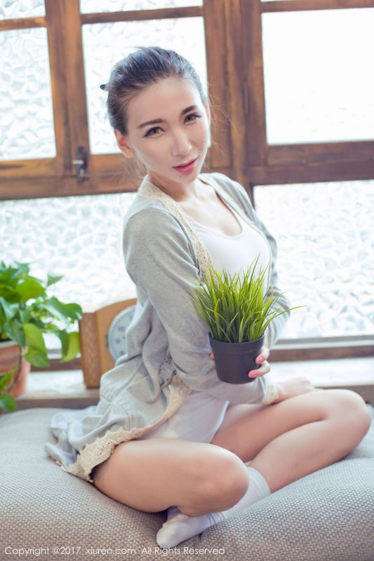 赵颖 - 日系女仆装和白色连体死库水 写真套图