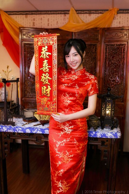 模特Zora - 贺喜新春时尚旗袍(一)